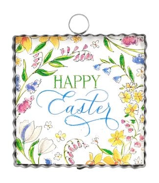 Mini Happy Easter Flower Print