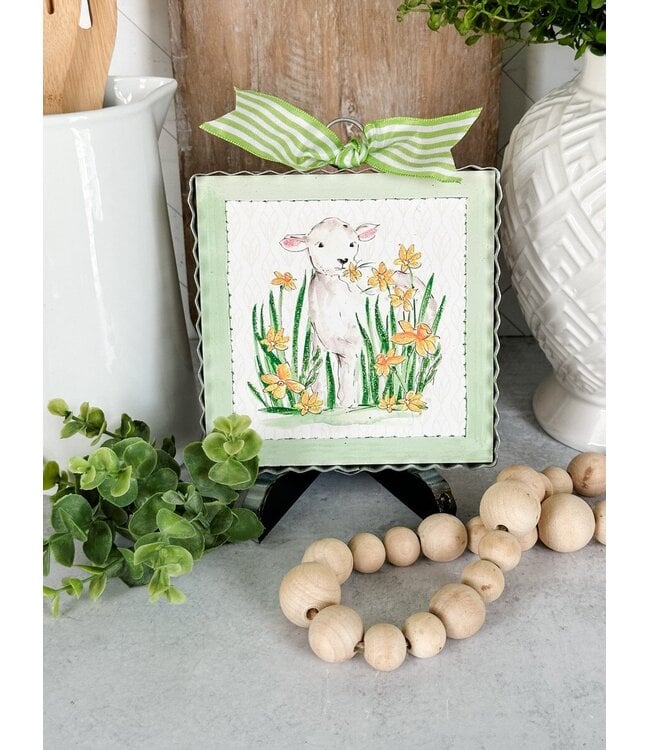 Round Top Mini Lamb Print