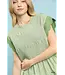 Katelyn Sage Stripe Peplum Top