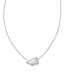Kendra Scott Cheer Gold Short Pendant Necklace in White Mother-of-Pearl
