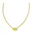Kendra Scott Cailin Gold Pendant Necklace in Green Peridot Crystal