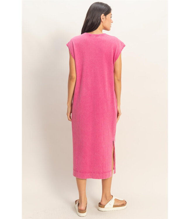 Skylar Mineral Washed Midi Dress