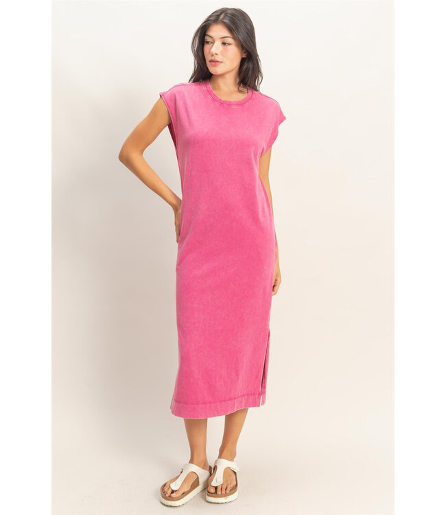 Skylar Mineral Washed Midi Dress
