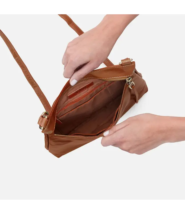 Hobo Cambel Crossbody Truffle
