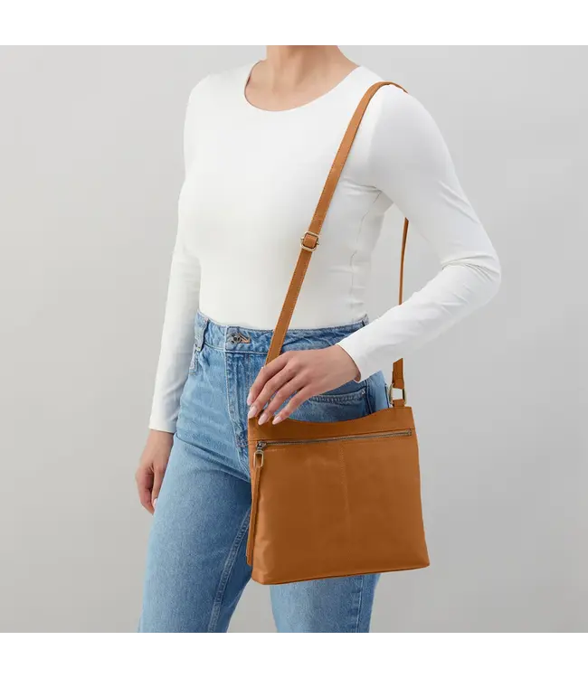 Hobo Cambel Crossbody Truffle