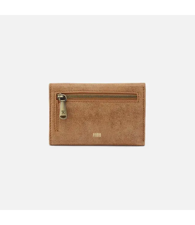 Hobo Jill Trifold Wallet Whiskey