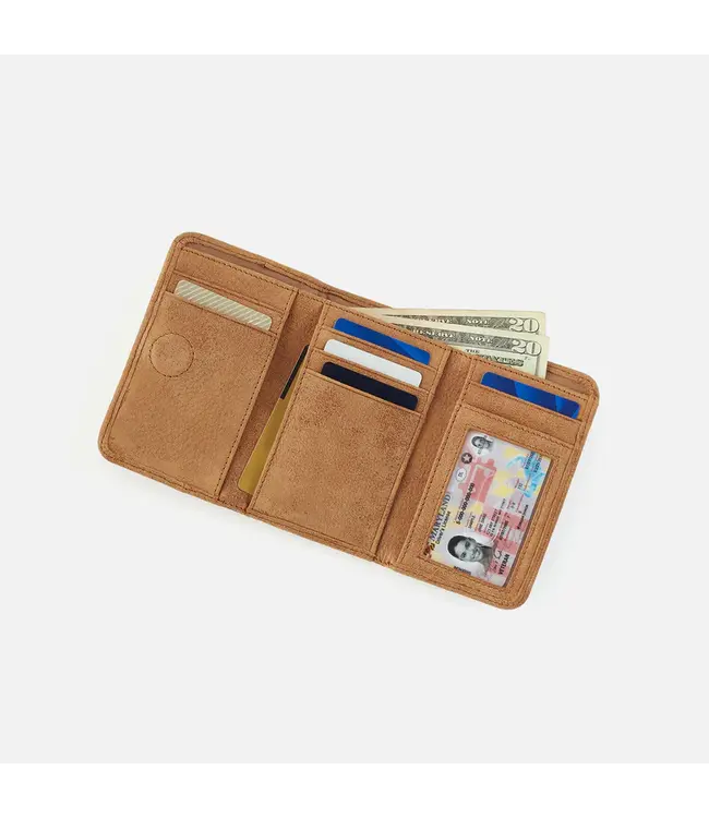 Hobo Jill Trifold Wallet Whiskey