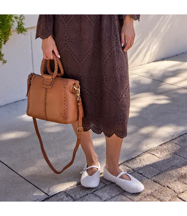 Hobo Sheila Medium Satchel Harvest Wheat