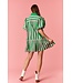Sadie Kelly Green Striped Poplin Dress