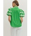 Cellia Green Embroidered Top