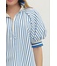 Monica Blue Striped Top