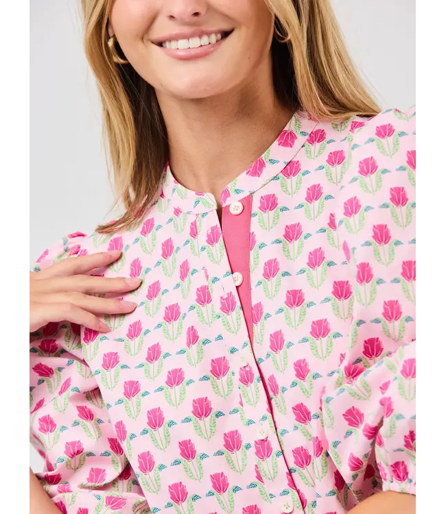 Riley Pink Flora Fanfare Dress