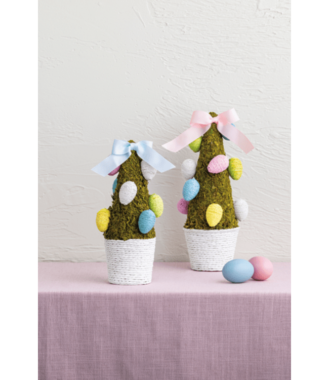 Small Moss Easter Egg Tree