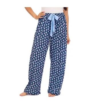 Navy Floral Pajama Pants