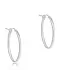 Enewton Oval Sterling Silver 1" Hoop Smooth