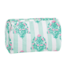 Sage Dahlia Floral Cosmetic Case