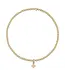 Enewton Classic Gold 2mm Bead Bracelet Signature Cross Charm