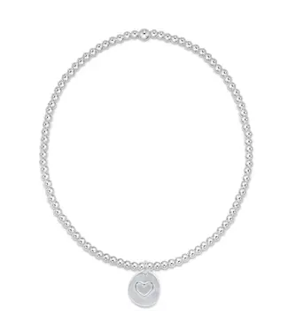 enewton design Enewton Classic Sterling 2mm Bead Bracelet - Inspire Love Charm
