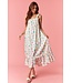 Casey White Shell Midi Dress