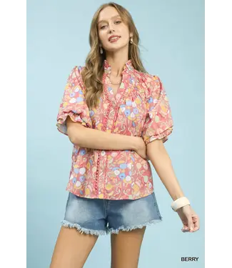 Lydia Berry Floral Top