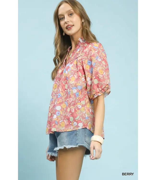Lydia Berry Floral Top