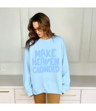 Poppy & Pine Make Heaven Crowded Puff Sweatshirt