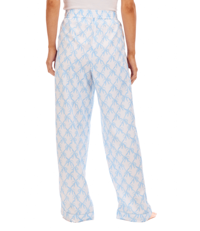 Blue Bow Pajama Pants