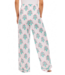 Pink Dahlia Floral Pajama Pants