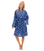 Navy Floral Robe