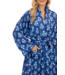 Navy Floral Robe