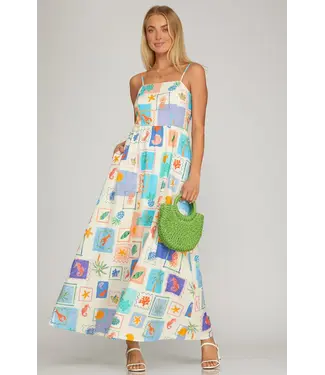 SHE + SKY Brandy Blue Beach Day Maxi Dress