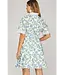 Carmen Blue Floral Dress