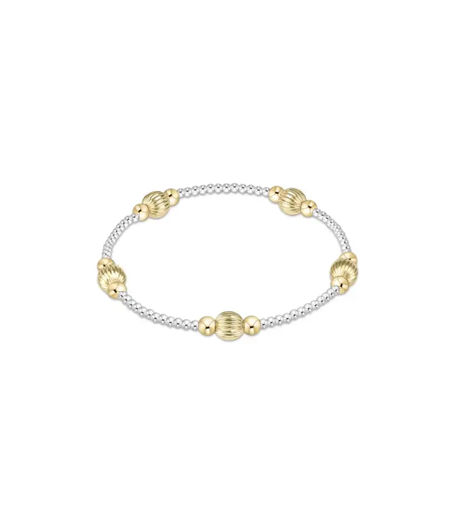 Enewton Purpose Dignity 6mm Bead Bracelet Mixed Metal