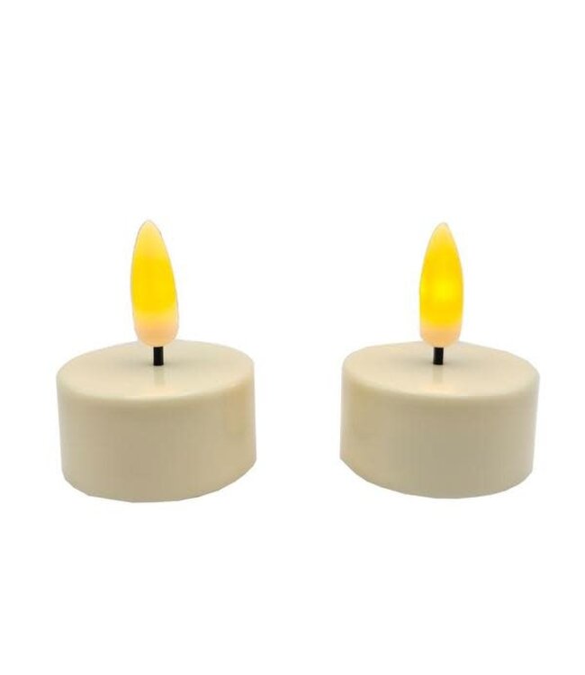 Ivory Tealights 1.5 x 1"