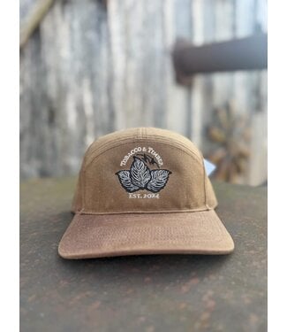 State Line Co Tobacco & Timber Wax Brown Duck Club Cap