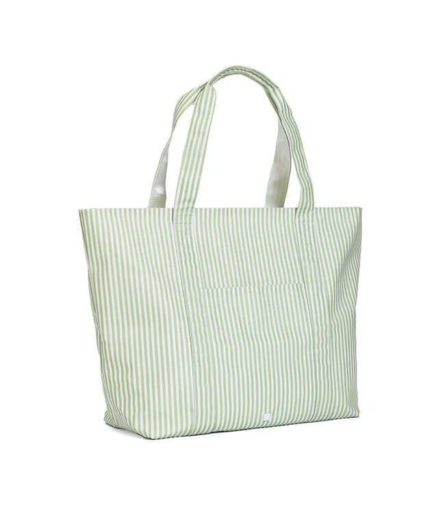 Pimlico Stripe Sage Jumbo Tote Bag