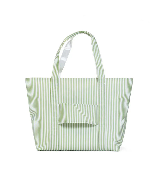 Pimlico Stripe Sage Jumbo Tote Bag