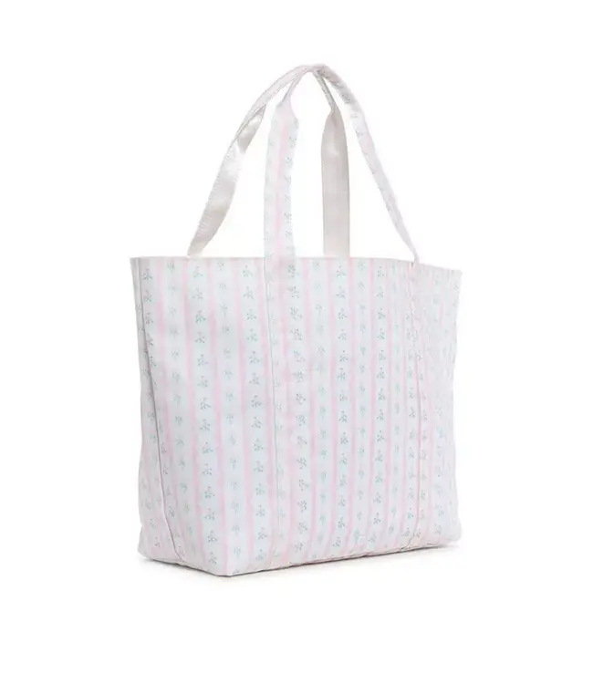 Ribbon Floral Pink Jumbo Tote Bag