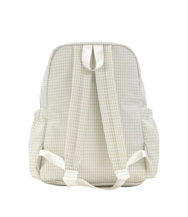 Gingham Pearl Grey Backpacker