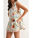 Poppie Ivory Citrus Romper