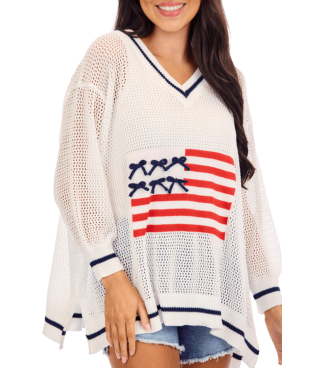 Americana Flag Sweater