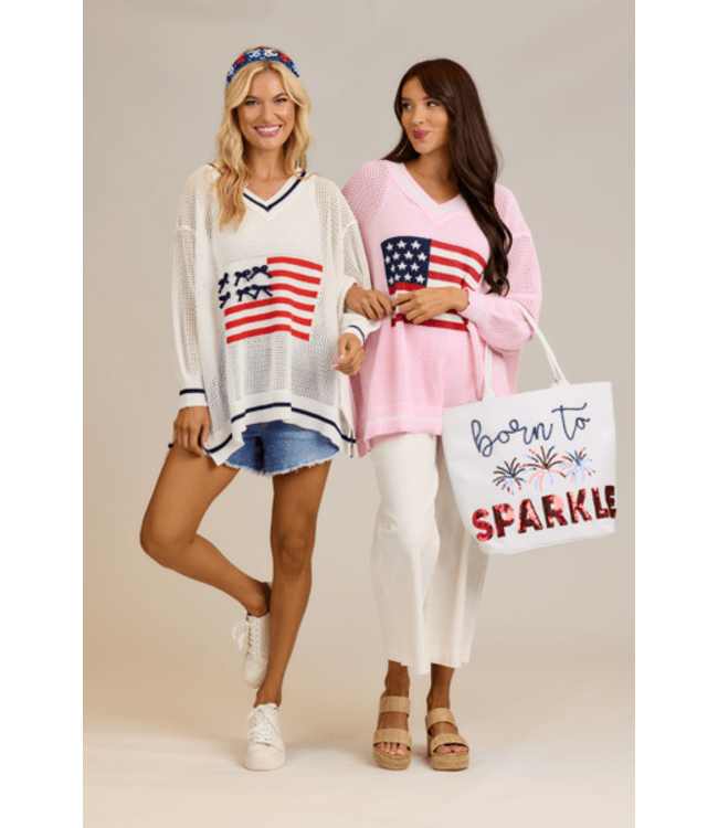 Americana Flag Sweater