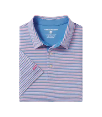 Southern Shirt LLC Crestline Stripe Rocket Pop Polo