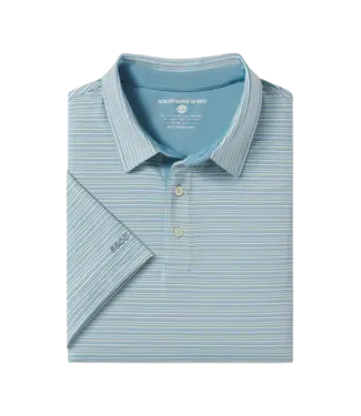 Southern Shirt LLC Sawgrass Stripe Maui Lime Polo