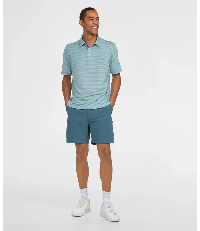 Sawgrass Stripe Maui Lime Polo