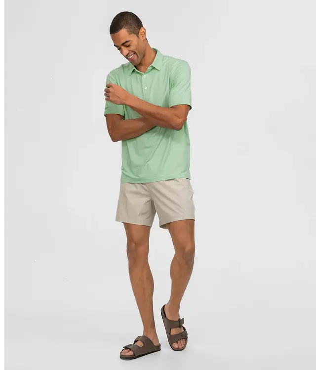 Heather Madison Stripe Fairway Polo