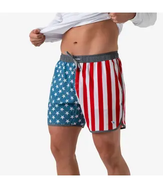 Burlebo Throwback USA Swim Trunks