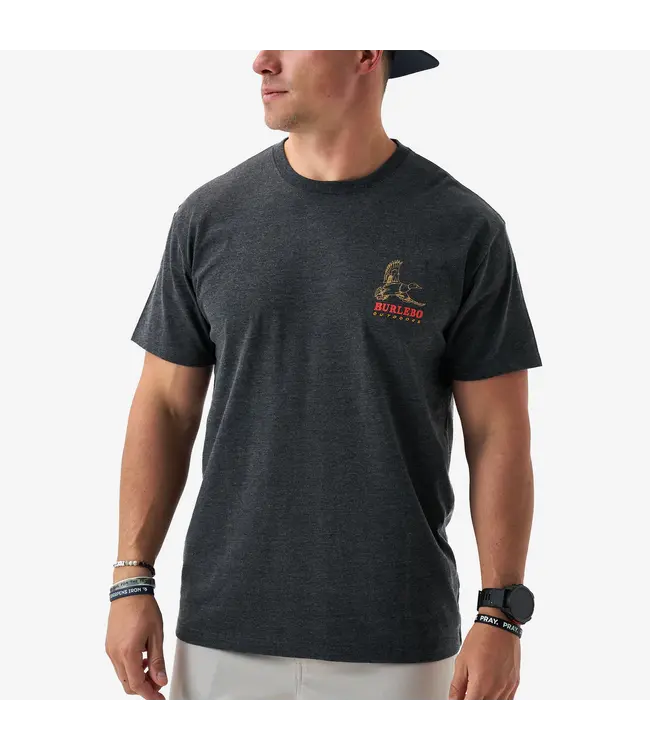 Duck Wild Heather Black Tee