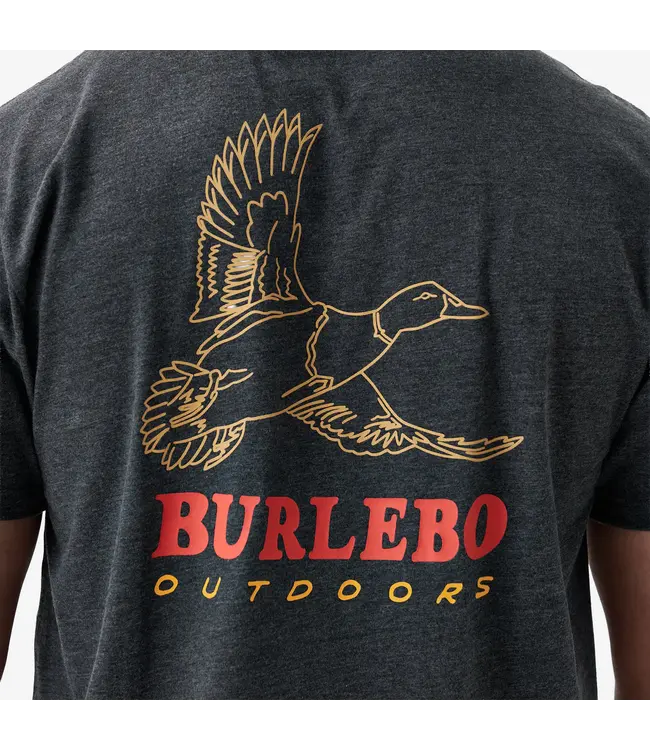 Duck Wild Heather Black Tee
