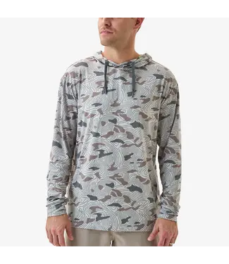 Burlebo Topo Desert Camo Performance Hoodie
